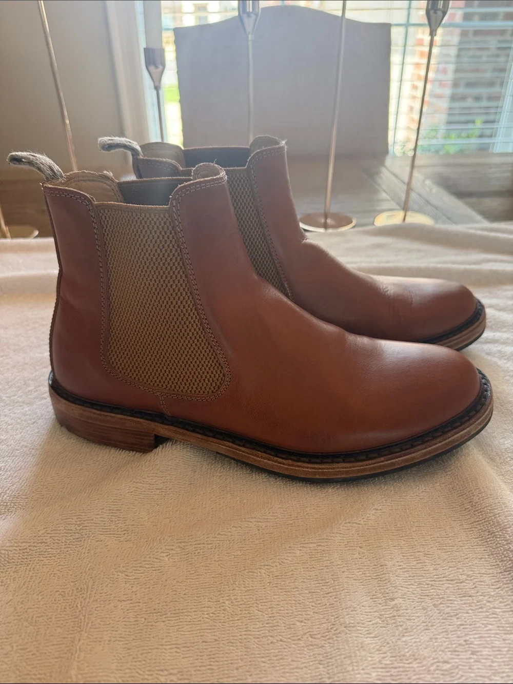 Men's Brown Chelsea Boots - Classic Slip-On Leather Italian